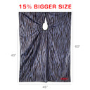 Red By Kiss Professional Hair Cutting Cape, Big Size All Purpose Salon Cape, Barber Hairdressing Cape, Adjustable Closure, Hair Cutting Accessories (Black Zebra)Black Zebra
