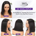 Starmo Bob Wig Human Hair 13X4 Hd Lace Front Free Part Wigs Lace Frontal Short Straight Bob Wigs With Baby Hair Pre Plucked Glueless Natural Hairline 150% Density Natural Black 12 Inchnatural Black12 Inch