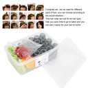Diy Big Waves Curling Hair Roots Perm Salon Hairdressing Curler Set Selfadhesive Abs Hair Roller Styling Hair Styling Tool