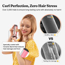 Vodana Professional Glamwave Ceramic Curling Iron, Long-Lasting Natural Curls, Instant Heat, Hair Curler, Curling Wand, Available In Usa (1.4 Inch, Black)Black1.4 Inch