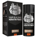 The Shave Factory Hair Building Keratin Series, Fibre Hair, Fibres Scattered Hair (Powder 21Gr, Light Brown)Light Brownpowder 21 Gram