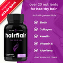 Nutrachamps Hairflair | Hair Health Vitamins For Women | Biotin Vitamins For Hair Skin & Nails | Hair Health Supplement For All Hair Types With Biotin, Keratin, Collagen, Bamboo, Aloe & More