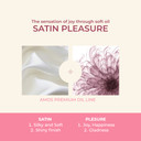 Amos Professional Satin Pleasure Hair Oil 1.6 Oz (50Ml) | Moisture, Nutrition And Gloss With Floral Fragrance For Silky Smooth Hair | Korean Hair Salon Brand