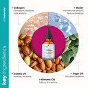 Artnaturals Biotin Collagen Hair Oil 4.0Oz - Growth Promoting Volumizing Formula - Reduce Hair Loss, Strengthens And Nourishes Hair - Controls Frizz & Improves Manageability