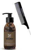 Affinage Asp Kitoko Oil Treatment With Karite Oil, Argan Oil, Uv Filter, & Vitamins A & E (With Sieekshop Steel Pin Tail Comb) (3.88 Oz / 115 Ml -)