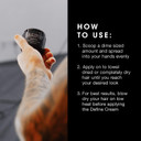 Pacinos Define, Signature Light Hold Hair Cream With Low Shine, Firm Yet Flexible Hold For Long Lasting Definition And Shine, Create A Natural Looking Hairstyle, 2 Oz