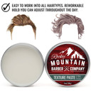 Rocky Mountain Barber Company Hair Paste For Men - Hair Styling Paste With Pliable Light-Firm Hold For All Hair Styles, Shine-Free Matte Finish - Easy To Wash Out, 2 Oz