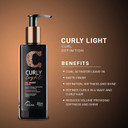 Truss Curly Light Hair Cream Bundle With Curly Shampoo And Deluxe Prime Champagne Blond Hair Toner