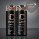 Truss Curly Light Hair Cream Bundle With Curly Shampoo And Deluxe Prime Champagne Blond Hair Toner