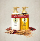 Daeng Gi Meo Ri - Ki Gold Ginseng Blossom Shampoo & Treatment Set, Real Ginseng Inside, Herbal Shampoo, Hair Growth, Preventing Hair Loss, 710Ml Each
