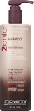Giovanni 2Chic Ultra-Sleek Shampoo - Brazilian Phyto-Keratin & Moroccan Argan Oil, Anti-Frizz Formula, Coconut, Shea Butter, Pro-Vitamin B5, Color Safe, Paraben Free - 24 Oz