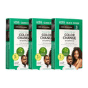 Kiss Quick Cover Natural Herbal Color Change Shampoo 3 Pouches (3 Pack, Dark Brown)Dark Brown