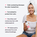 No Nothing Sensitive Shampoo For Color Treated Hair - Fragrance Free Shampoo - Hypoallergenic, Vegan, Paraben Free And Clear Shampoo - Unscented Shampoo For Sensitive Scalp And Skin  10.15 Oz
