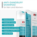 Anti-Dandruff Kit, Dandrene Shampoo And Scalp Brush