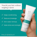 Philip Kingsley Moisture Balancing Combination Shampoo Hydrating For Dry Oily Hair, Hydration Anti-Frizz Anti-Oxidant Shampoo Gentle Cleansing Hydrates Adds Shine, 2.5 Oz