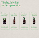 The Nue Co. Supa Thick Shampoo, Supports Hair Growth And Scalp Health, Hydrating, For All Hair Types, Vegan, 8.45 Fl Oz