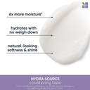 Biolage Hydra Source Shampoo & Conditioning Balm Set | Hair Repair | Hydrates & Moisturizes Hair | For Dry, Damaged Hair | Paraben & Silicone-Free | Veganshampoo & Conditioner, 13.5 Fl Oz, 9.5 Fl Oz