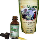 Maca Magic Herbal Gift Bundle, 1 Fl Oz Usda Organic Maca Extract And A 2.2 Lb Bag Of Pure Maca Root Powder (1 Fl Oz Glass Bottle + 2.2 Lb Resealable Bag)
