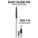 Focallure Eyeliner Pencil With Built-In Sharpener,Waterproof,Smudge Proof,Gel Eye Liner Makeup Pen,Retractable,Long Lasting All Day Wear,Whitewt01 White