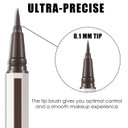 Focallure Sadness Proof Precision Eyeliner,Waterproof Eyeliner Pencil,Quick Drying,Smudge Resistant,Long Lasting,Won'T Slip Octagonal Grip,Ultra Fine Brush,Br02 Coffeebr02 Coffee