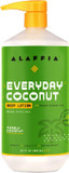 Alaffia Everyday Coconut Hydrating Body Lotion, Normal To Dry Skin, Moisturizing Support For Soft & Supple Skin, Purely Coconut, 32 Fl Oz