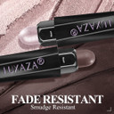 Luxaza 6Pcs Cream Eyeshadow Stick Sets With Blending Brush,Hypoallergenic Matte Shimmer Eye Brightener Stick,Pink Neutral Eyeshadow Pencil Crayonb06-Rose