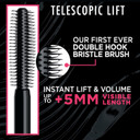 L'Oreal Paris Telescopic Lift Mascara, Lengthening And Volumizing Eye Makeup, Lash Lift With Up To 36Hr Wear, Washable, Black, 0.33 Fl Ozwashable Black