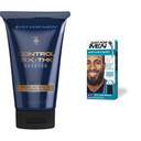 Just For Men Control Gx + Thk Grey Reducing And Thickening Shampoo, 4 Oz (Pack Of 1) Mustache & Beard, Rich Dark Brown, M-47, Pack Of 1