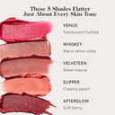 Goop Beauty Cream Blush Set Of 3 | Sheer Pop Of Color For Lips & Cheeks | Vitamin C, Vitamin E, & Safflower Oil | Natural Makeup For Glowing Skin | Slipper, Velveteen, & Whiskey | 0.5 Oz Each