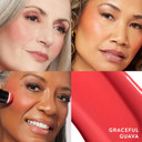 Laura Geller New York Serum Blush Cheek Tint, Graceful Guava + Angled Blush Brush