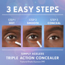 Covergirl Simply Ageless Triple Action Concealer, Golden Tan, Pack Of 1Golden Tan1 Count (Pack Of 1)