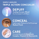 Covergirl Simply Ageless Triple Action Concealer, Golden Tan, Pack Of 1Golden Tan1 Count (Pack Of 1)