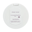 Sheer Cover Studio  Conceal And Brighten Highlight Trio  Two-Toned Concealers  Shimmering Highlighter  Light/Medium Shade  With Free Concealer Brush  3 Grams Sheer Cover Studio  Conceal And Brighten Highlight Trio  Two-Toned Concealers  Shimmering Highlighter  Light/Medium Shade  With Free Concealer Brush  3 Grams
