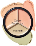 The Saem Cover Perfection Triple Pot Concealer 03 Correct Up Beige - For Fair To Light Skin Tone - 3 Color Full Coverage Concealer - Covers Blemishes Spots, Dark Circles, Redness Skin03 Correct Up Beige The Saem Cover Perfection Triple Pot Concealer 03 Correct Up Beige - For Fair To Light Skin Tone - 3 Color Full Coverage Concealer - Covers Blemishes Spots, Dark Circles, Redness Skin03 Correct Up Beige