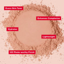 Mirabella Invincible For All Pure Press Foundation Powder (Tan T11) - Mineral Face Powder Compact Make-Up For Fine Lines & Wrinkles - Matte Pressed Powder Makeup - Paraben-Free & Talc Freetan T111.88 Pound (Pack Of 1)