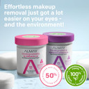 Almay Eye Makeup Remover Pads, Gifts For Women, Stocking Stuffers, Biodegradable Longwear & Waterproof, Hypoallergenic, Cruelty Free-Fragrance Free Cleansing Wipes, 120 Pads (Pack Of 1)