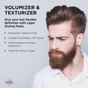 Mks Eco For Men Lager Styling Paste, Sandalwood Scent - 4 Oz - Flexible Definition - Adds Volume & Texture - With Hemp Seed Oil & Argan Oil - Vegan, Cruelty Free