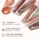Julep So Plush Plumping Lip Gloss - Coffee First - High-Shine Hydrating Lightweight Lip Color - Non-Sticky Formula - Vitamin E Soothes And Repairs Lips And With A Trace Creamy Lip Liner, Velvet Mauve
