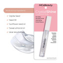Mcobeauty Crystal Shine Treatment Lip Gloss - Non-Sticky, Long-Lasting Formula - Intense Moisture - Vegan - Clear