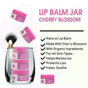 Okay Pure Naturals Lip Balm Jar - Chery Blossom, 5 Grams, 0.2 Kg