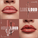 Nyx Professional Makeup Line Loud Lip Liner, Longwear And Pigmented Lip Pencil With Jojoba Oil & Vitamin E - Ambition Statement (Warm Peach Brown)06 Ambition Statement