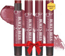 Burt'S Bees Shimmer Lip Tint Stocking Stuffers Set, Tinted Lip Balm Stick, Moisturizing For All Day Hydration With Natural Glowy Pigmented Finish & Buildable Color, Fig (4 Pack)