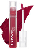 I'M Meme Lip Silhouette Matte Velvet Tint - 10 Cherry Dresser (Plum Red Shade) | Best Lip Stain, Vivid Color, Long Lasting, Moisturizing & Hydrating, Light-Weight, Matte Finish, Makeup, 4Ml10 Cherry Dresser (Matte Velvet)