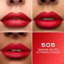 Lancã£Â´Me L'Absolu Rouge Drama Matte Lipstick - Bold Matte Finish - Lasting Comfort & Hydration505 Drama Matte Attrape Coeur: Warm Scarlet Red