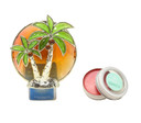 Bath & Body Works Palm Trees Sunset Nightlight Wallflowers Fragrance Plug And A Strawberry Lip Balm