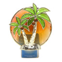 Bath & Body Works Palm Trees Sunset Nightlight Wallflowers Fragrance Plug And A Strawberry Lip Balm