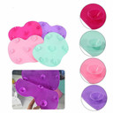 Silicone Makeup Brush Cleaner Make Up Washing Brush Washing Cosmetic Foundation Makeup Brush Cleaner Pad Scrubber Board Tool (Pink(15.5X12 Cm))Pink(15.5X12 Cm)