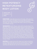 Dcl Skincare High Potency Retexturizing Body Lotion, Intensive Body Repair Treatment With Lactic Acid, Vitamin C And Urea, 8 Fl Oz
