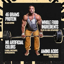 Animal Meal - All Natural High Calorie Meal Shake - Egg Whites, Beef Protein, Pea Protein, Vanilla