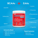Rsp Aminolean Recovery - Post Workout Bcaas Amino Acids Supplement + Electrolytes, Bcaas And Eaas For Hydration Boost, Immunity Support - Muscle Recovery Drink, Vegan Aminos, Tropical Punch